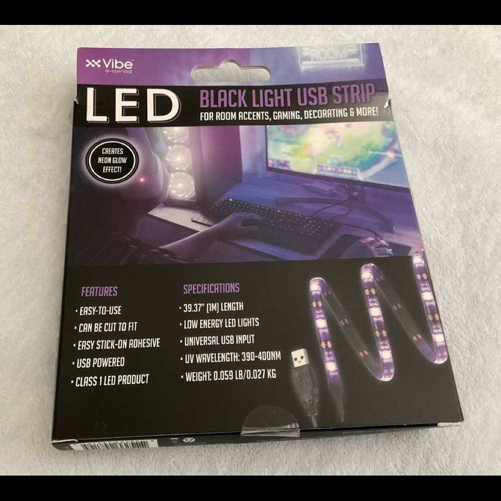 LED black light USB strip - Picture 4 of 5